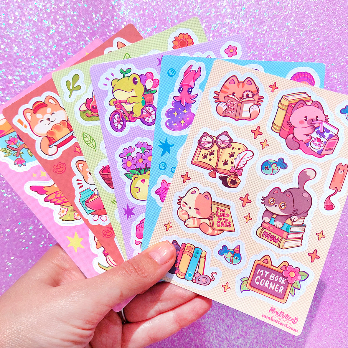 Animals Collection \\ Matte Vynil Sticker Sheets