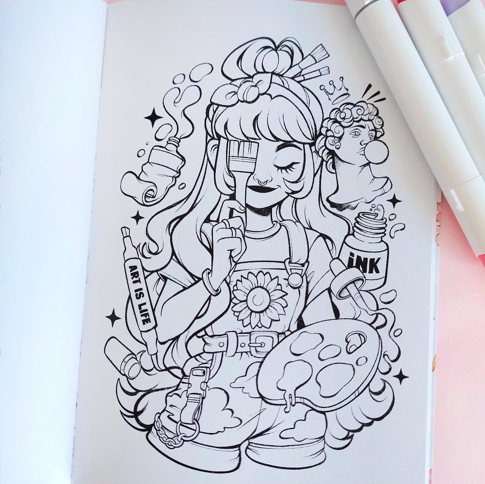 Coloring Book VL.12 \\ DIGITAL VERSION