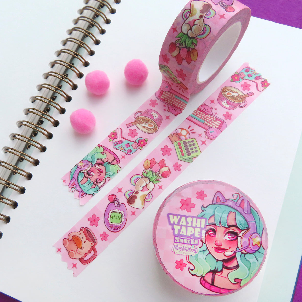Cozy Gamer \\ Washi Tape