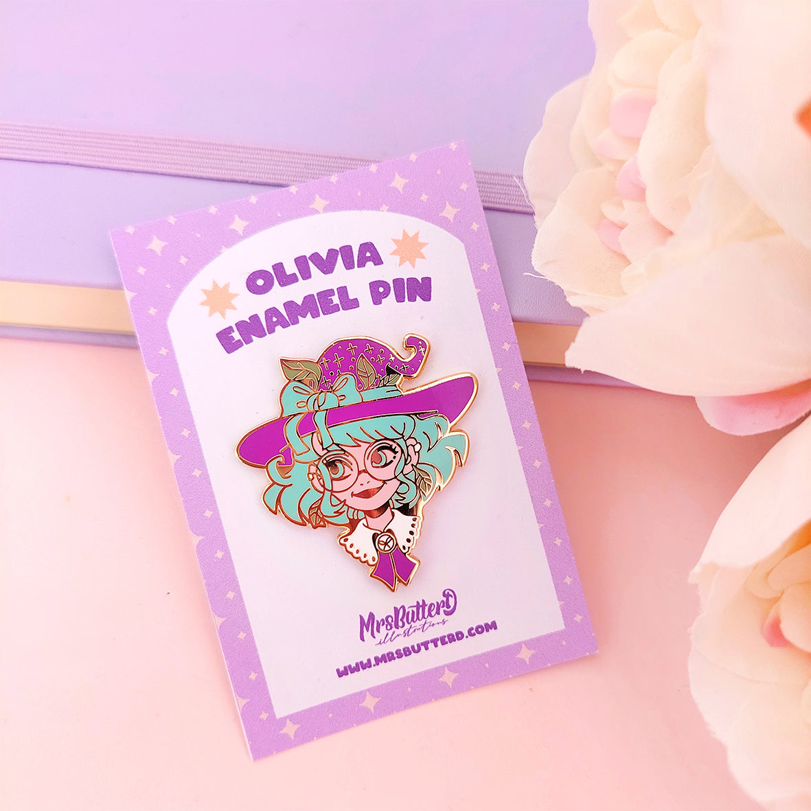 Olivia \\ Enamel Pin