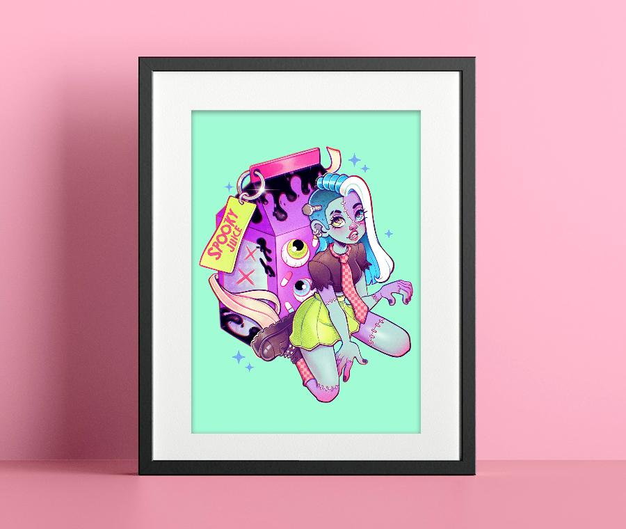 Spooky juice \\ Art Print