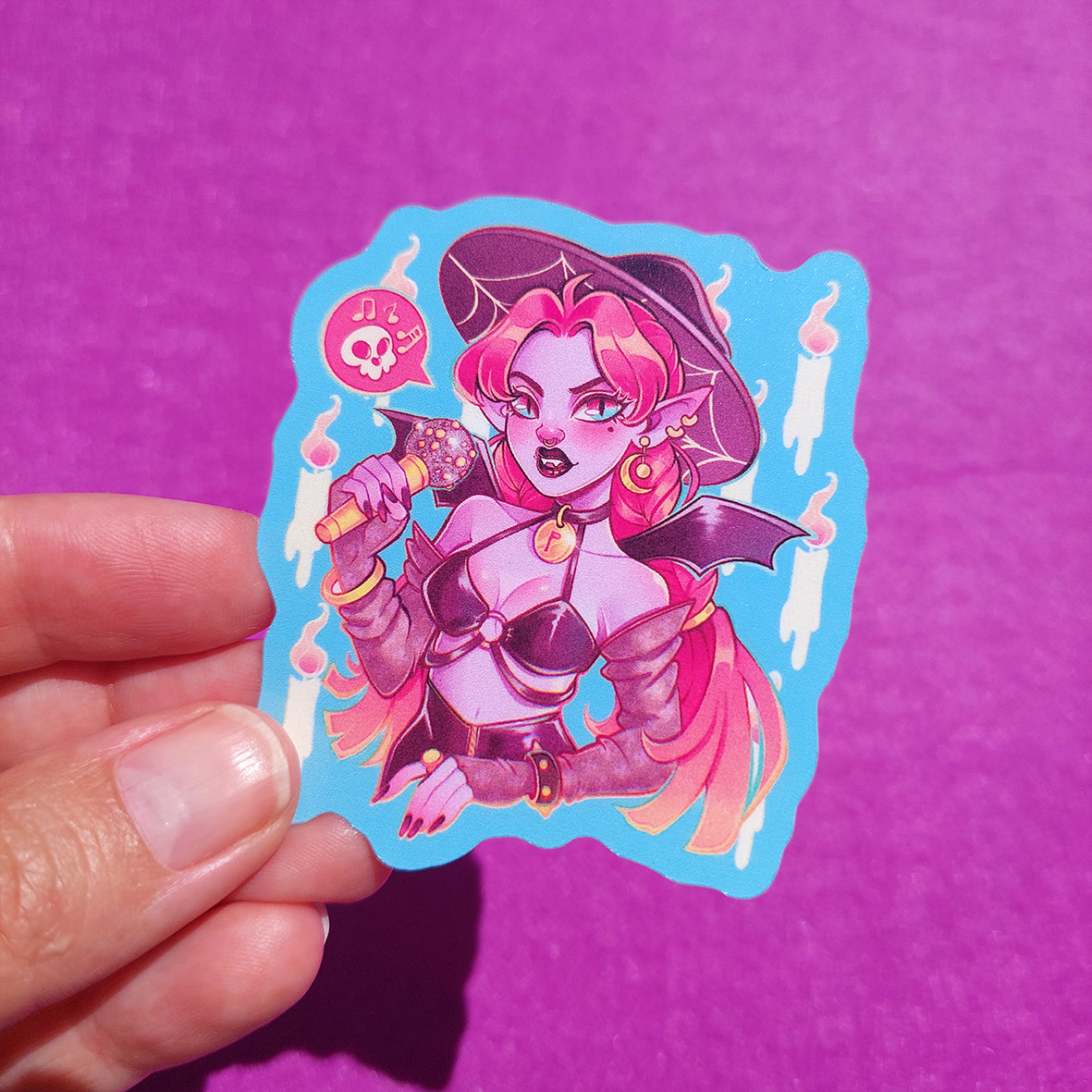 Vampire Pop Star \\ Vinyl Sticker