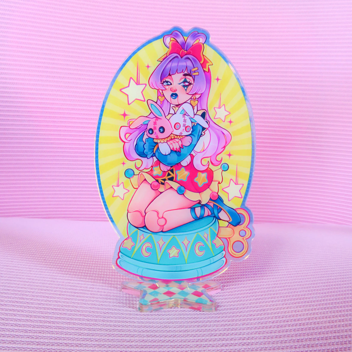 Circus Doll \\ Rainbow Acrylic Standee