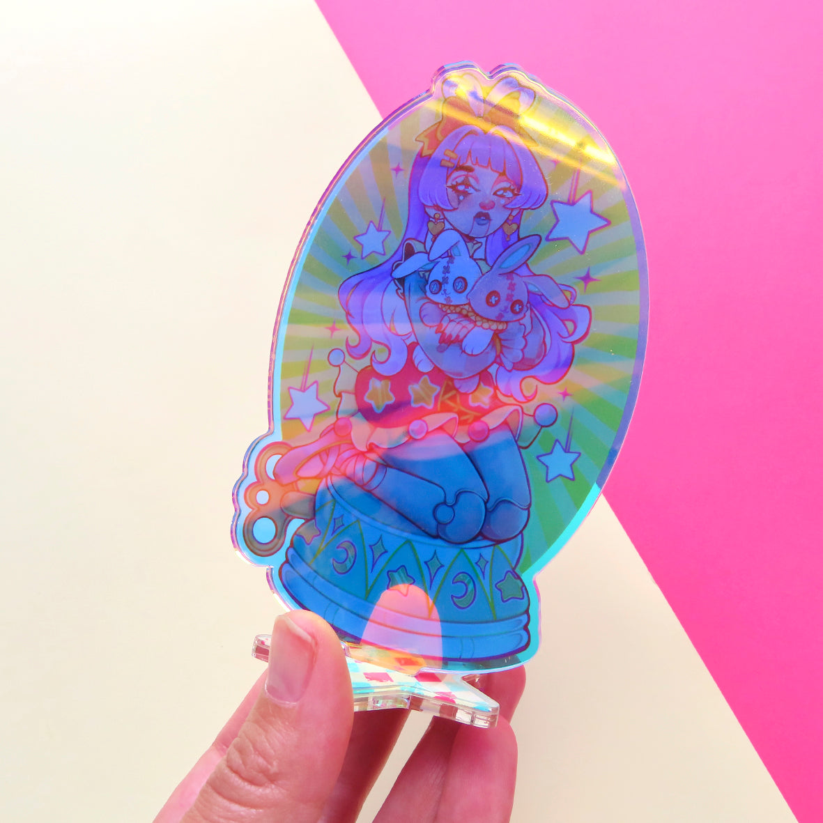 Circus Doll \\ Rainbow Acrylic Standee