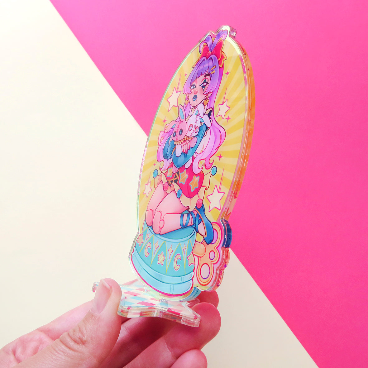 Circus Doll \\ Rainbow Acrylic Standee