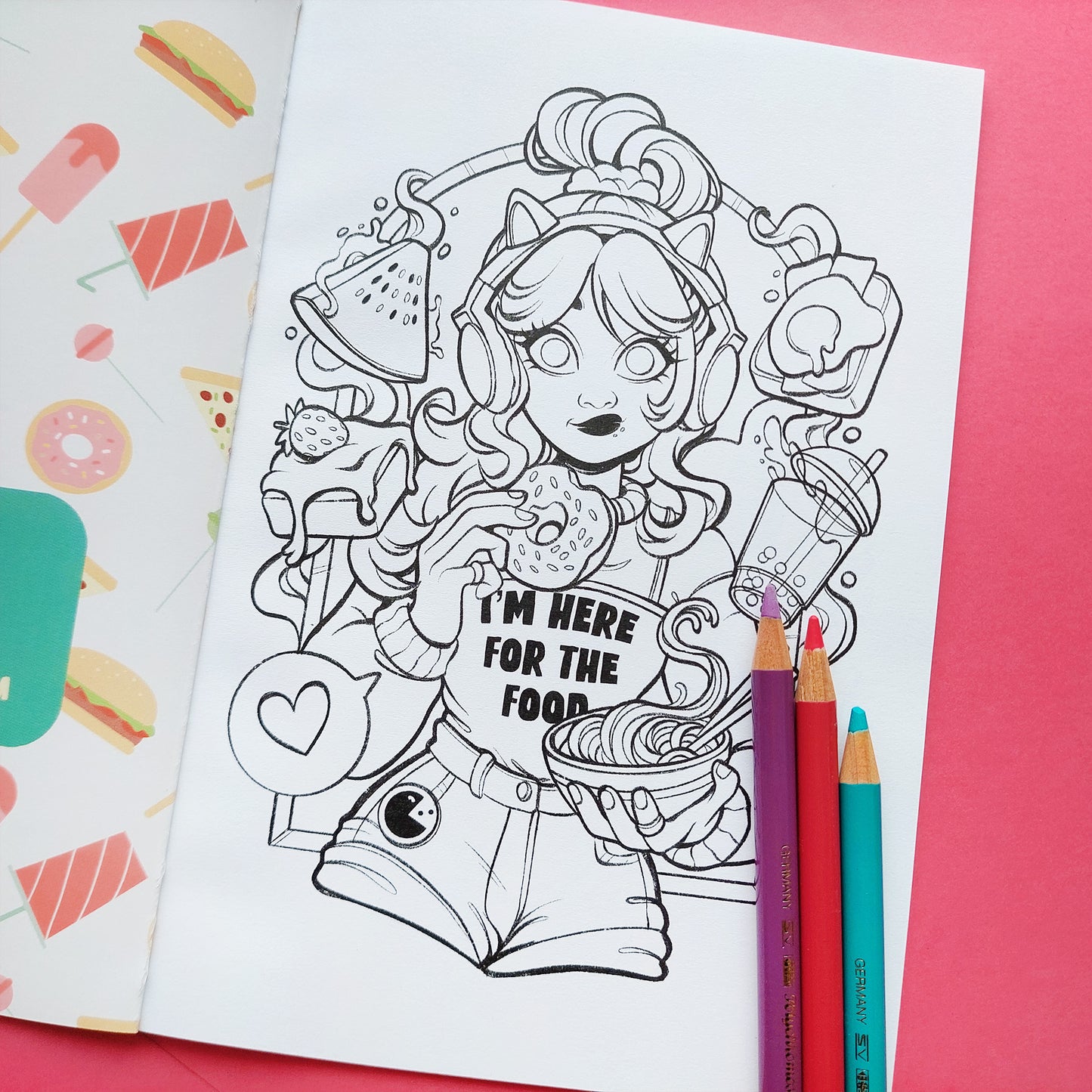 Coloring Book Food edition! // DIGITAL VERSION