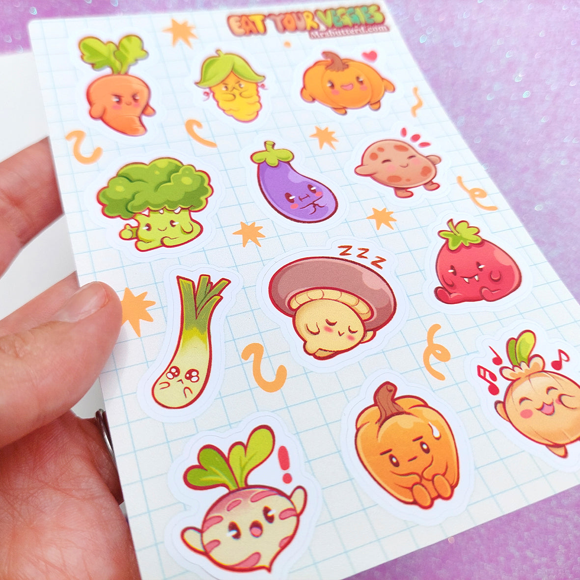 Eat your Veggies \\ Planner Sticker Sheet