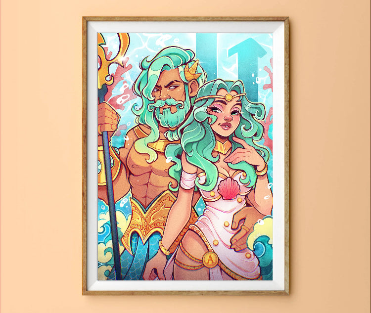 Greek mythology 2 Part \\ Art prints collection