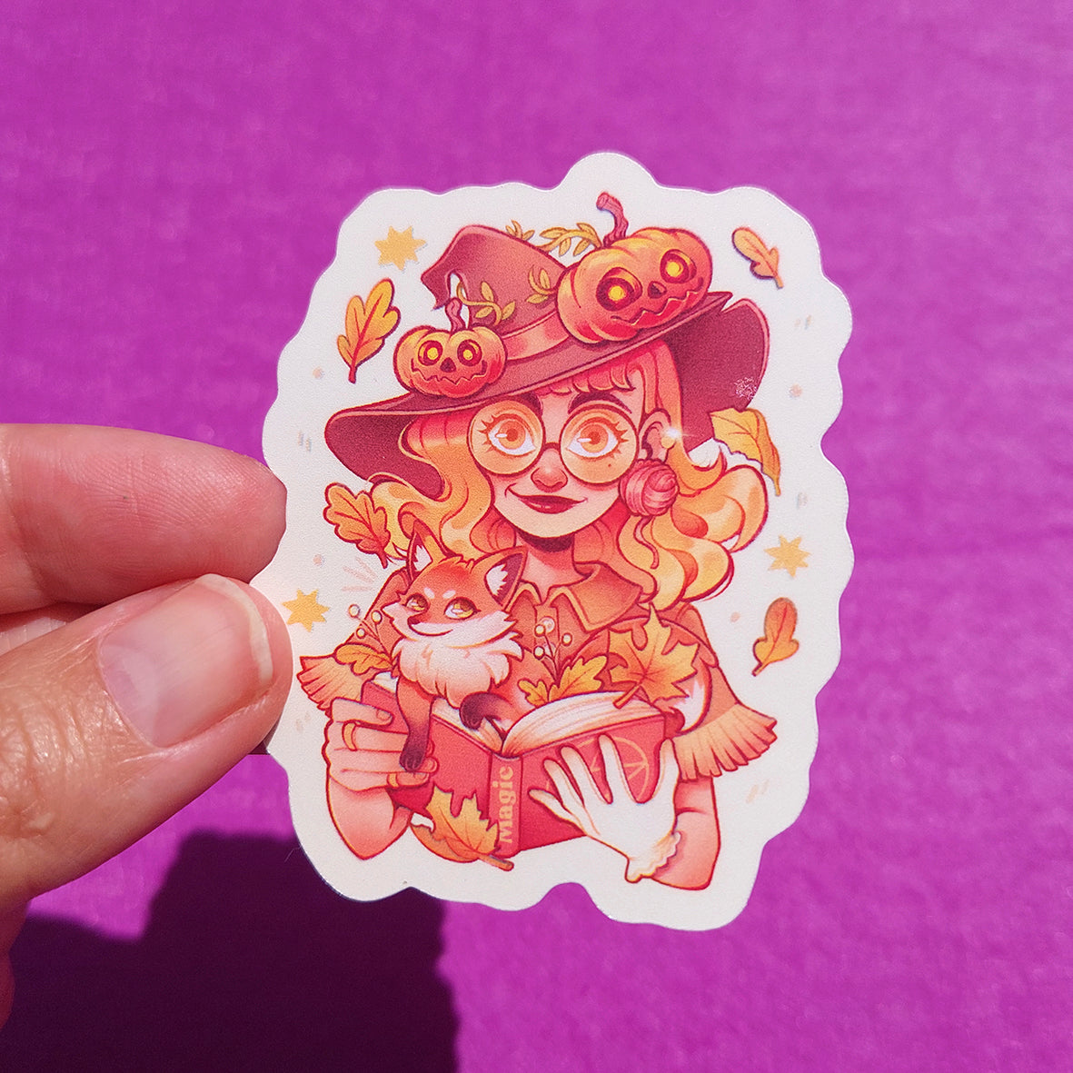 Halloween witch \\ Vinyl Sticker