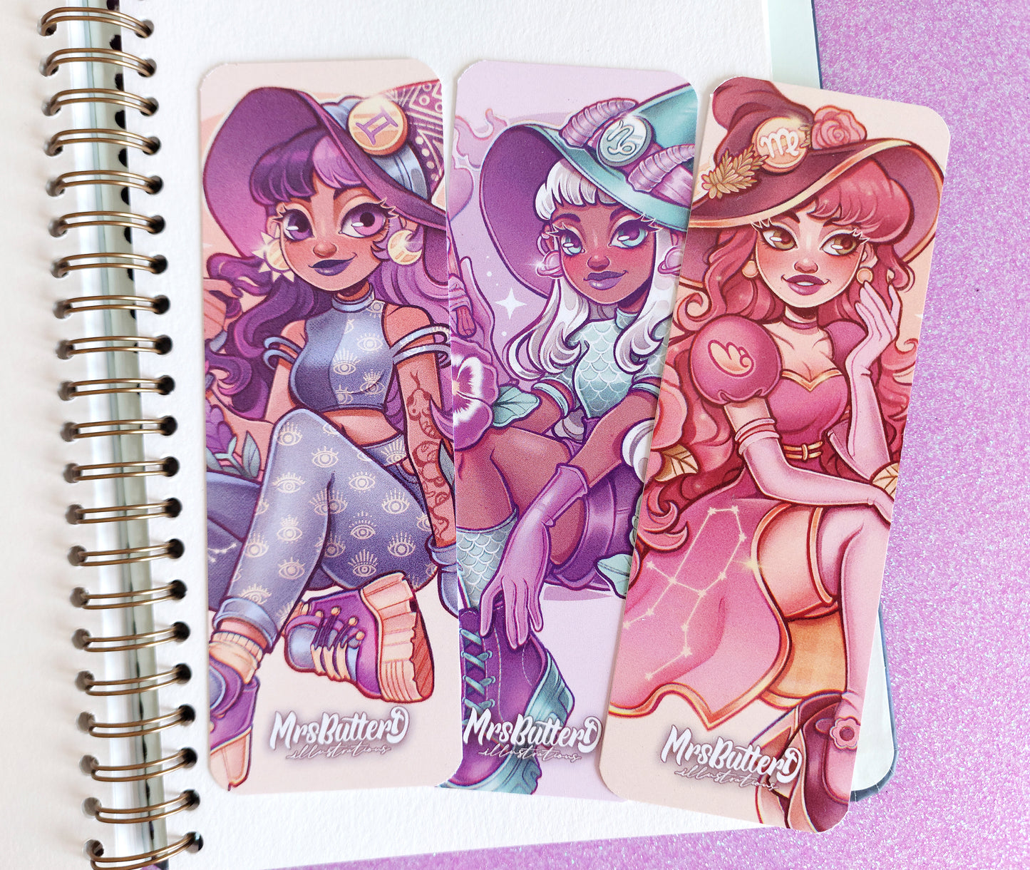 Zodiac Witches \\ Bookmarks