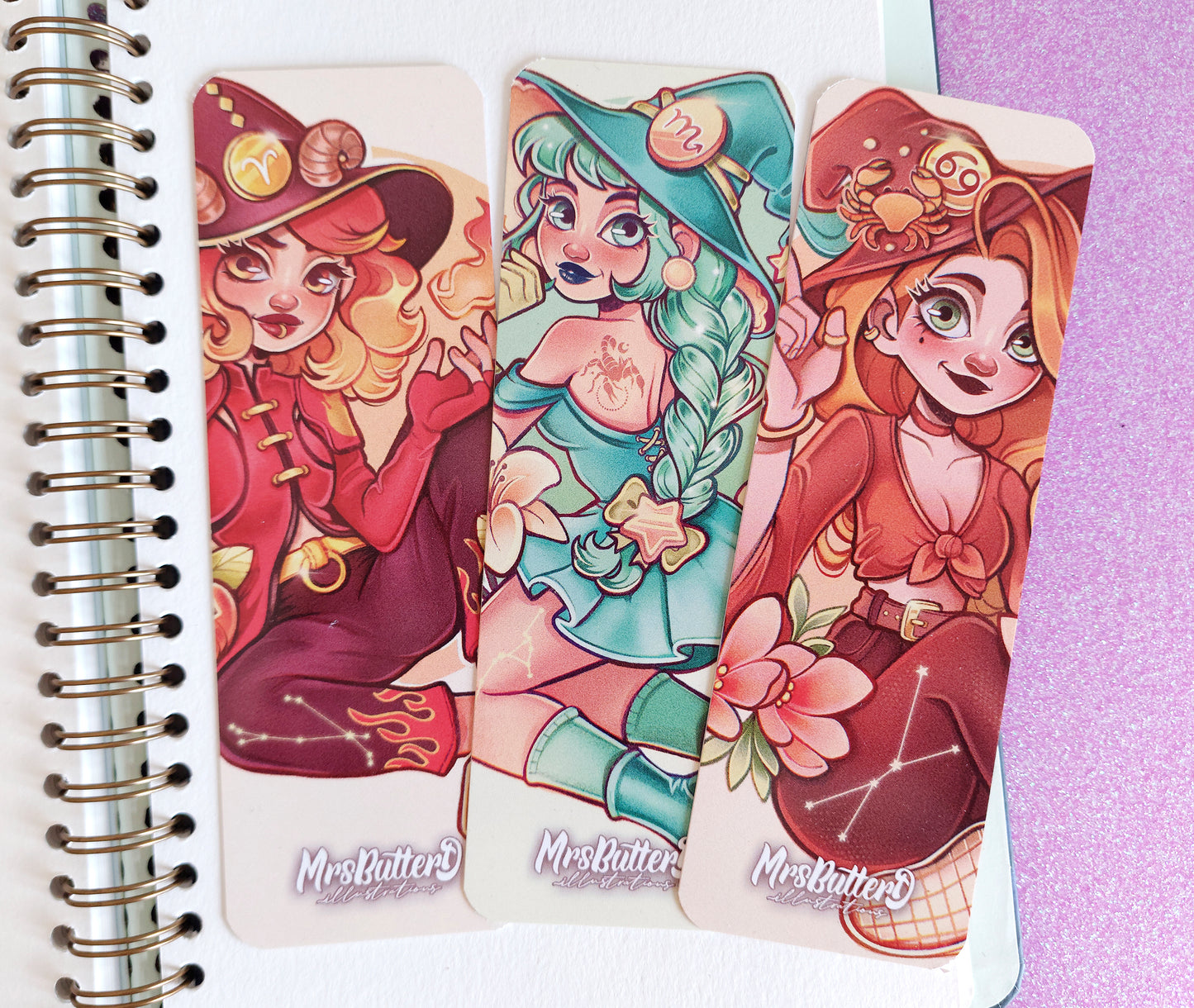Zodiac Witches \\ Bookmarks