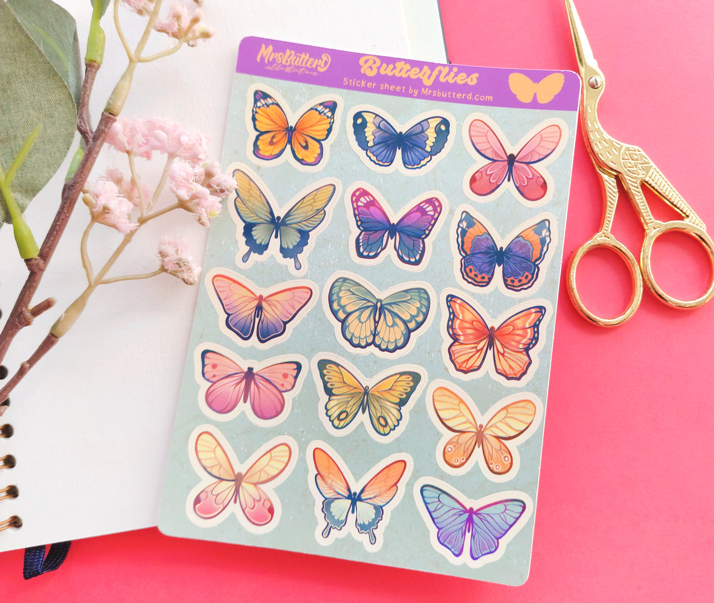 Nature Collection \\ Matte Vynil Sticker Sheets
