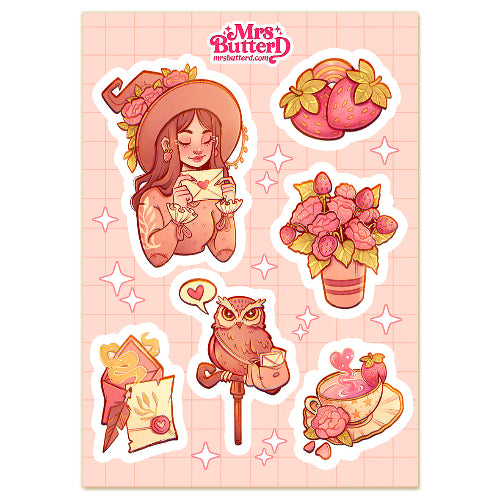 Love Witch \\ Vinyl Sticker Sheet