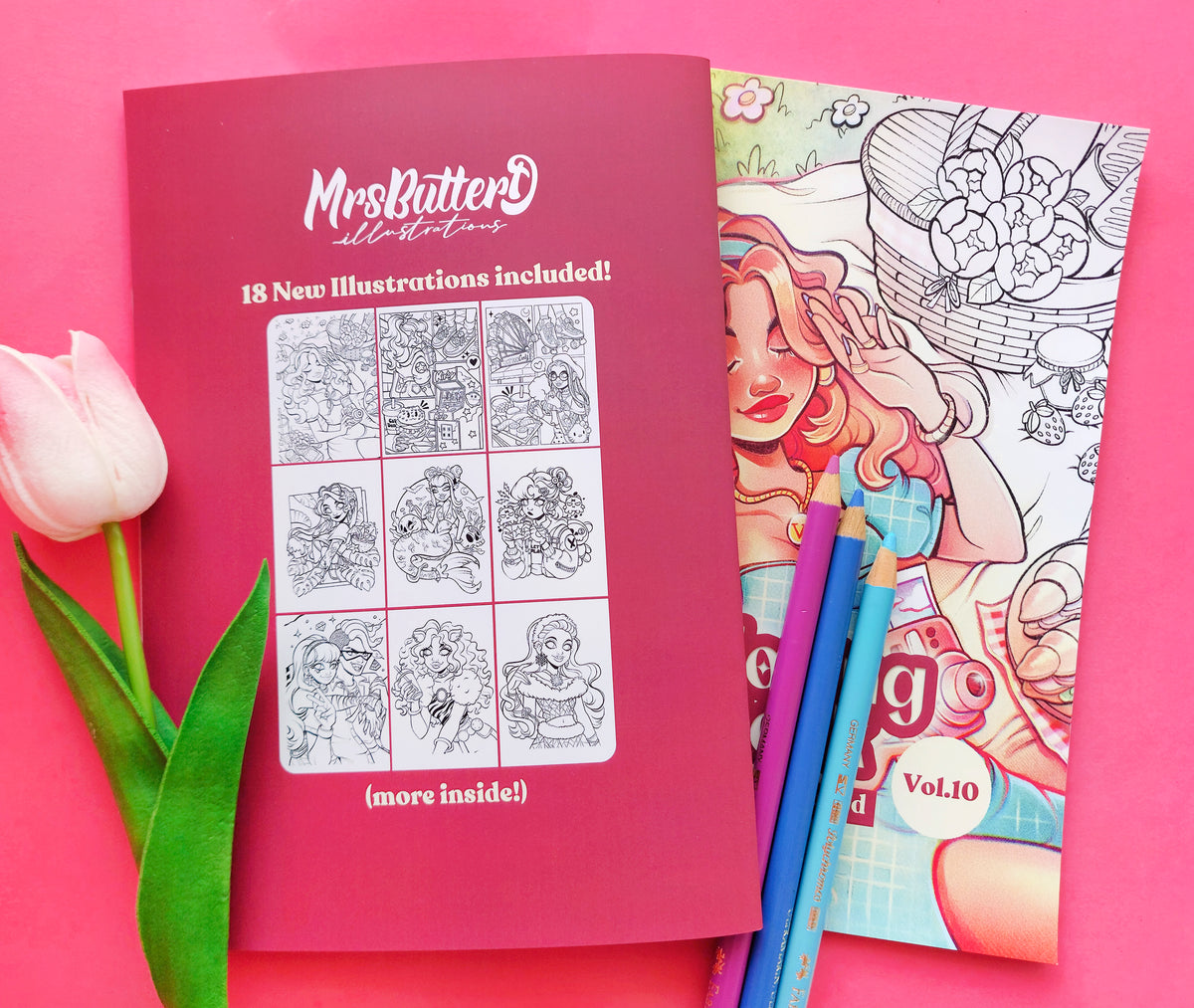 Coloring Book VL.10 \\ DIGITAL VERSION – mrsbutterd