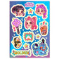Golden \\ Vinyl Sticker Sheet