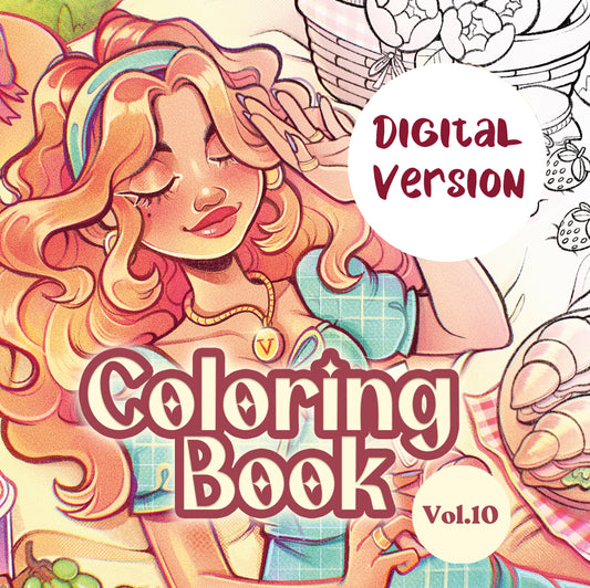 Coloring Book VL.10 \\ DIGITAL VERSION