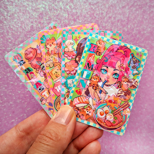 Food Posters \\ Holographic Sticker Collection