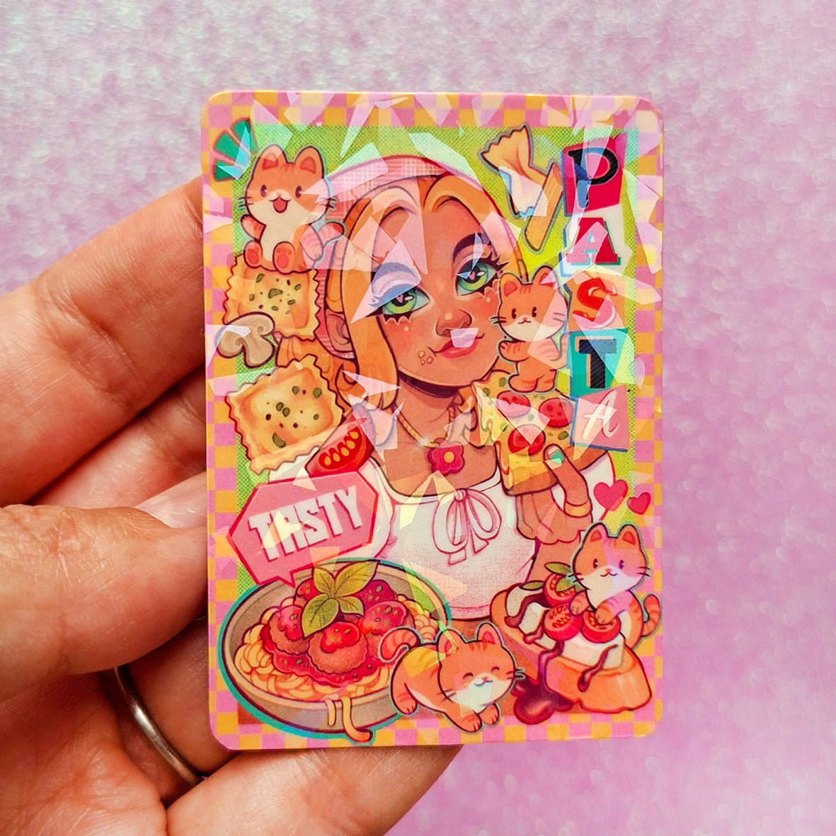 Food Posters \\ Holographic Sticker Collection