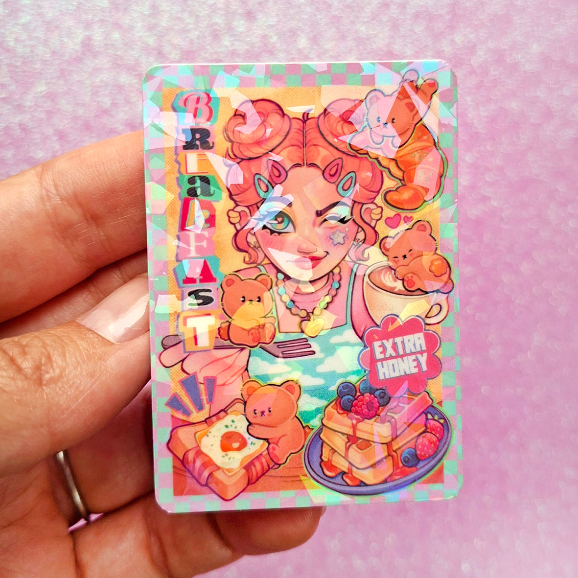 Food Posters \\ Holographic Sticker Collection