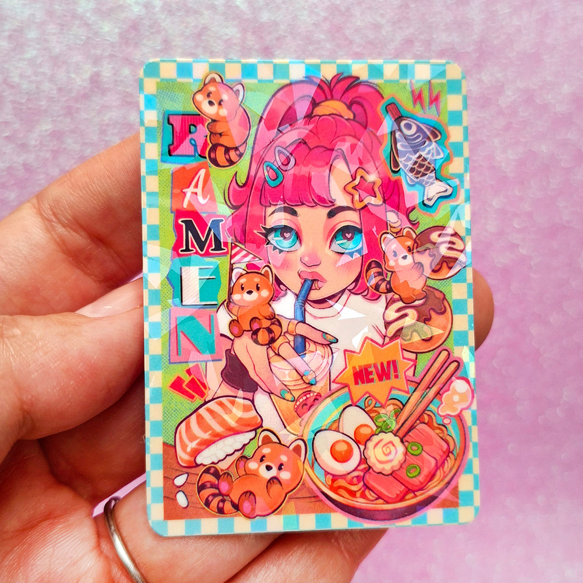 Food Posters \\ Holographic Sticker Collection