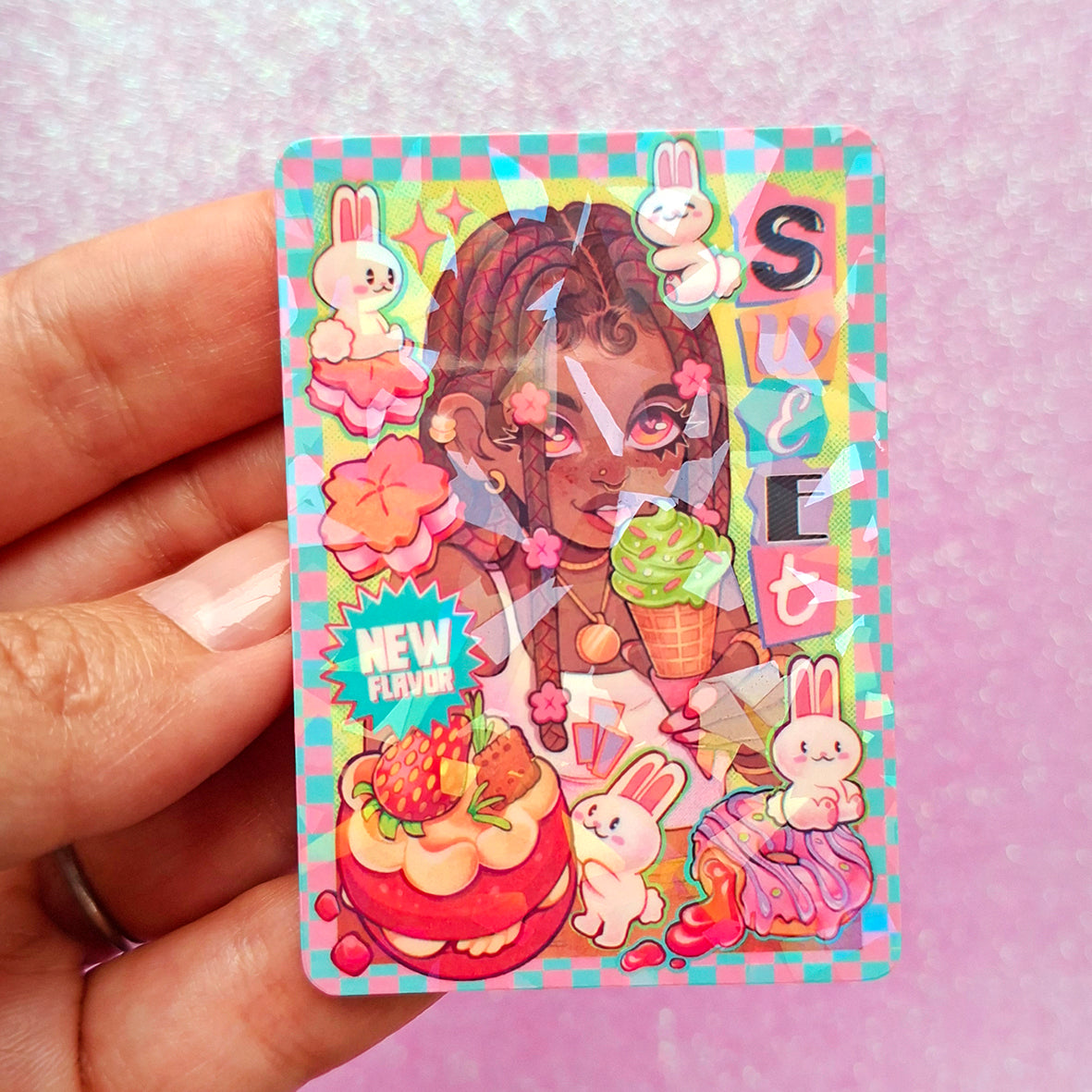 Food Posters \\ Holographic Sticker Collection