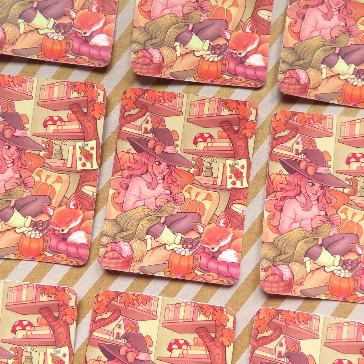 Knitting Witch\\ Vinyl Sticker