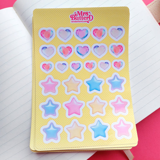 Pastel Symbols  \\ Planner Sticker Sheet