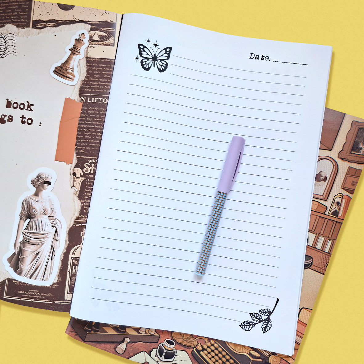 The Correspondence Gambit \\ A4 Lined Notebook
