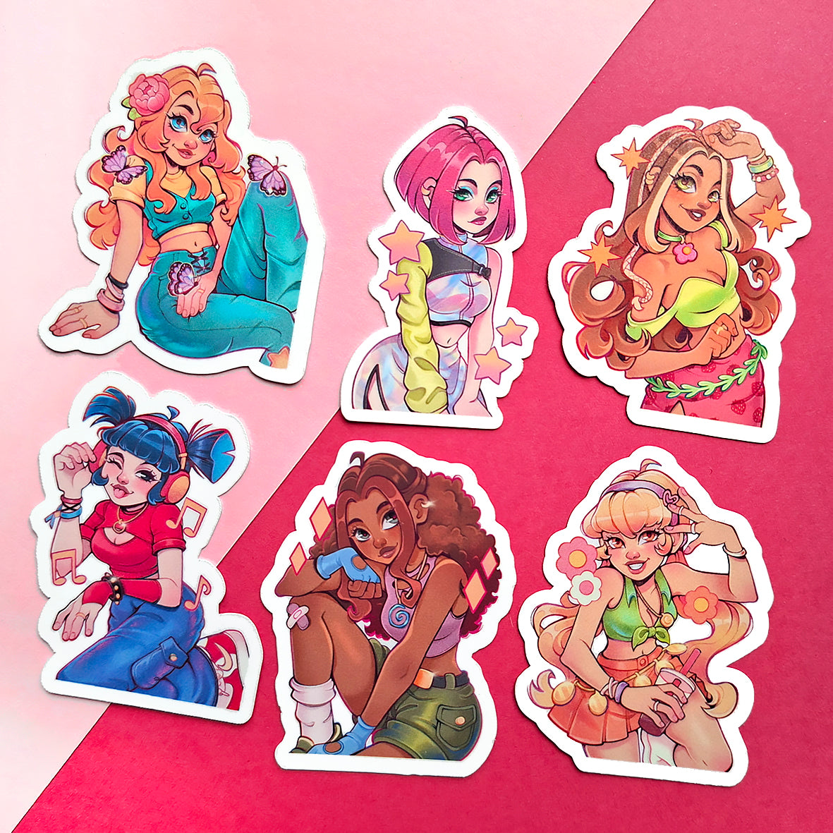 Winx Girls \\ Vinyl Sticker pack