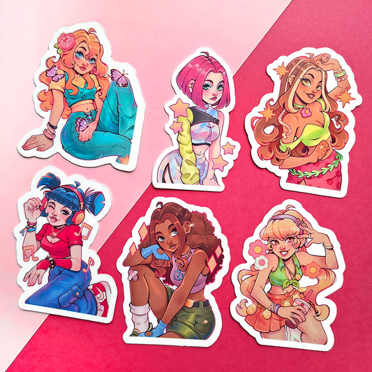 Winx Girls \\ Vinyl Sticker pack