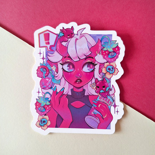 Berry Demon \\ Vinyl Sticker