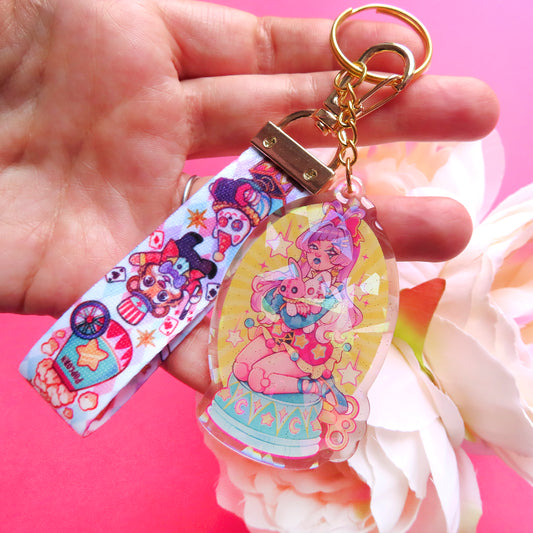 Circus Doll \\ Lanyard Keychain