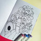 Coloring Book \\ Spooky Edition Vol.2