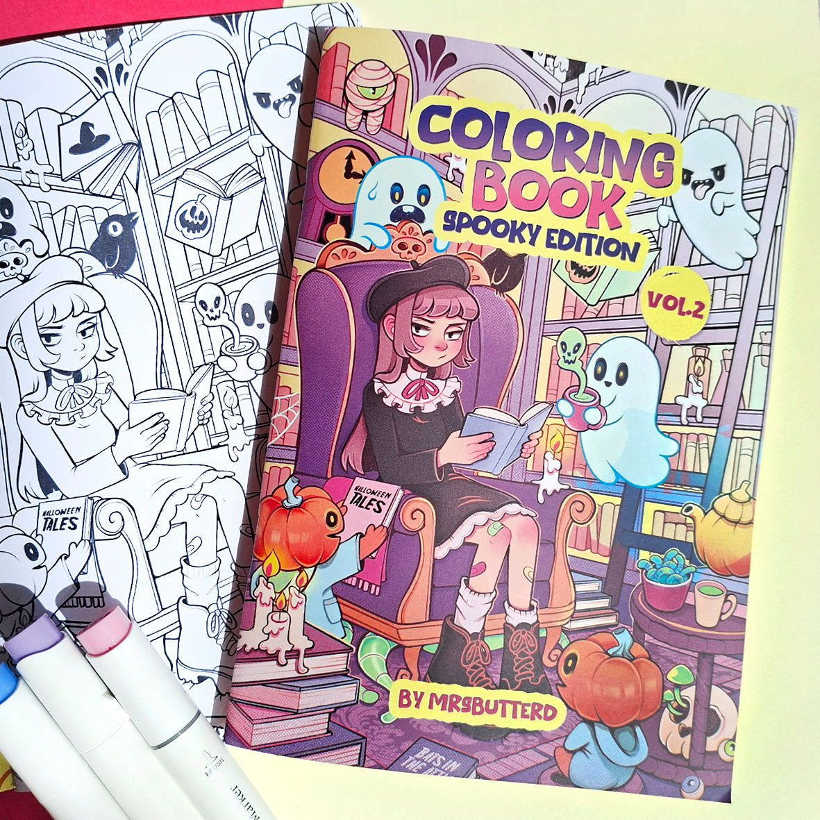 Coloring Book \\ Spooky Edition Vol.2