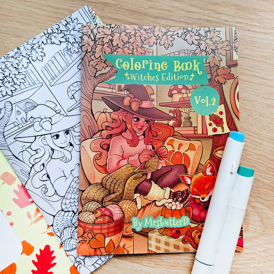 Coloring Book \\ Witches Edition  Vol.2