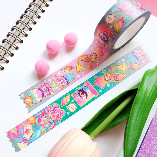 Delilah, The mermaid  \\ Washi Tape