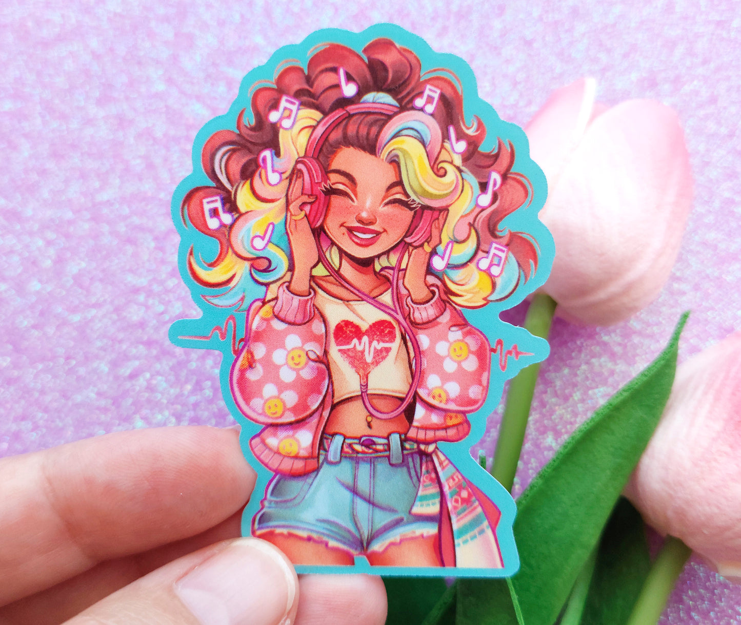 Listen to your heart \\ Vinyl Sticker