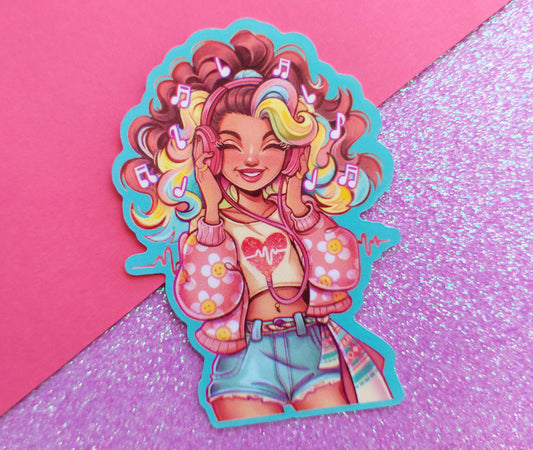 Listen to your heart \\ Vinyl Sticker