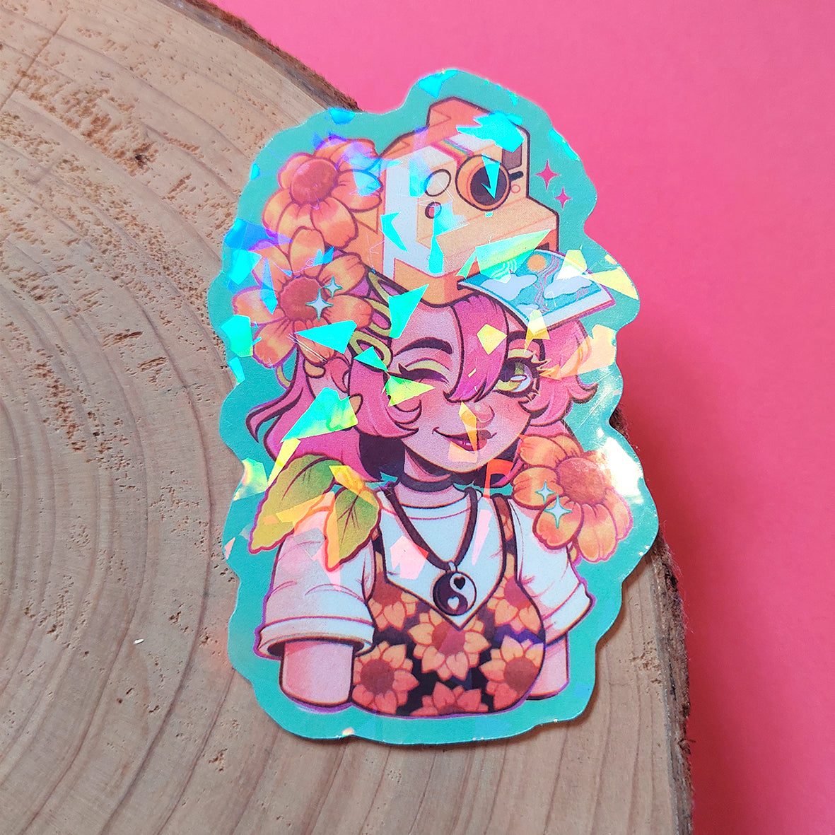 Polaroid Memories \\  Holographic Vinyl Sticker