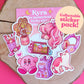 Kyra, the mysterious kirby girl \\ Vinyl Matte sticker pack