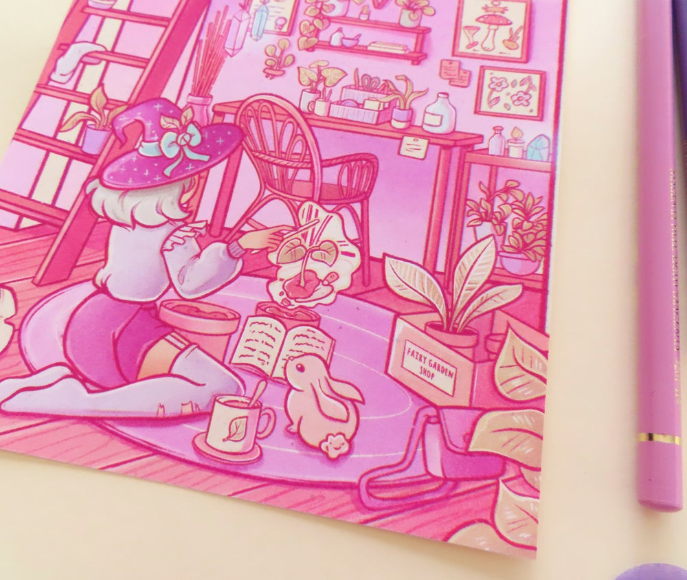 Olivia, The witch student Room \\ Art Print mrsbutterd